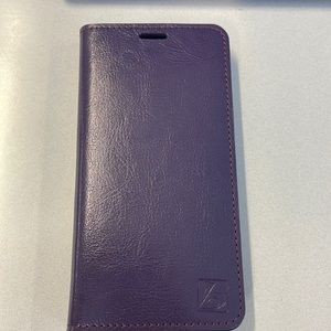 Belemay purple iPhone 12 wallet case.